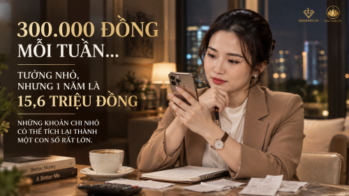 300.000 ĐỒNG MỖI TUẦN… TƯỞNG NHỎ, NHƯNG 1 NĂM LÀ 15,6 TRIỆU ĐỒNG