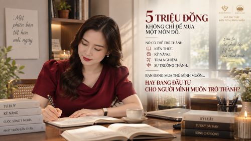 5 TRIỆU ĐỒNG CHO MỘT MÓN ĐỒ MÌNH THÍCH… NHƯNG 5 TRIỆU CHO CHÍNH MÌNH THÌ SAO?