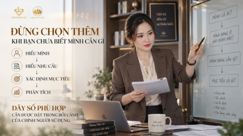 CÓ NHỮNG NGƯỜI KHÔNG THIẾU CƠ HỘI… NHƯNG CÀNG CÓ NHIỀU LỰA CHỌN, HỌ CÀNG MỆT.