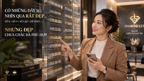 CHỌN SIM SỐ ĐẸP HAY SIM PHÙ HỢP? GÓC NHÌN TỪ PHONG THUỶ SỐ