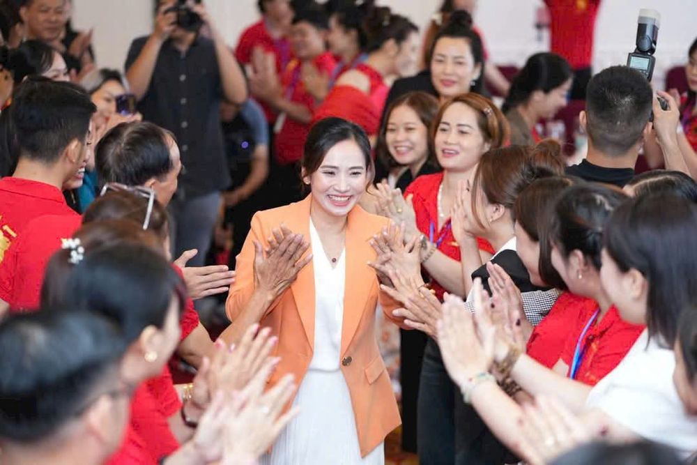 Lưu Mộng Đào tại sự kiện đào tạo LionX - Kim Tâm Cát