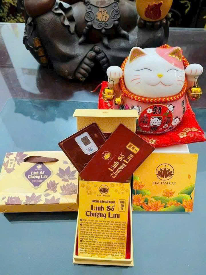 Bộ sản phẩm SIM Linh Số Thượng Lưu của Kim Tâm Cát.