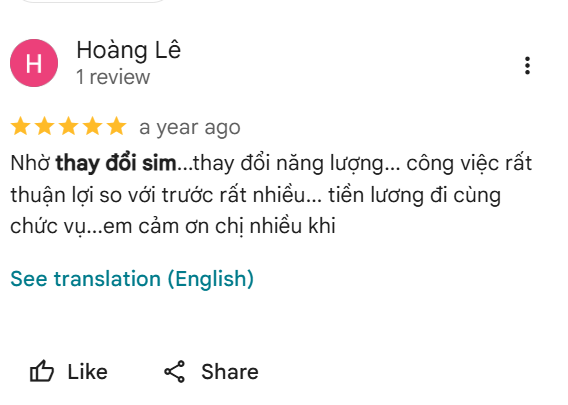 Ảnh phản hồi Google Maps của khách hàng 1