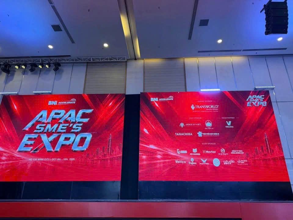 Kim Tâm Cát được vinh danh trong danh sách Nhà Tài Trợ Vàng BNI APAC SME Expo 2026