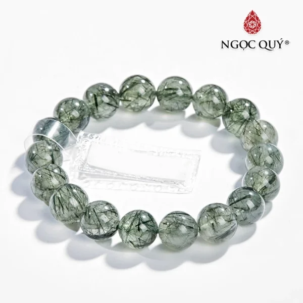 Vòng thạch anh tóc xanh Ngọc Quý