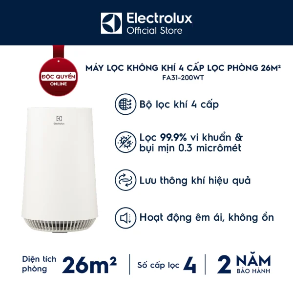 Máy lọc không khí Electrolux FA31-200WT