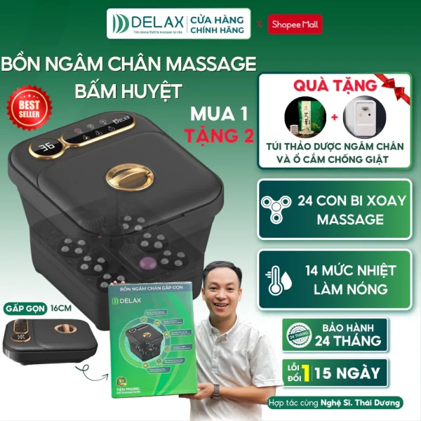 Bồn ngâm chân Delax BNC02