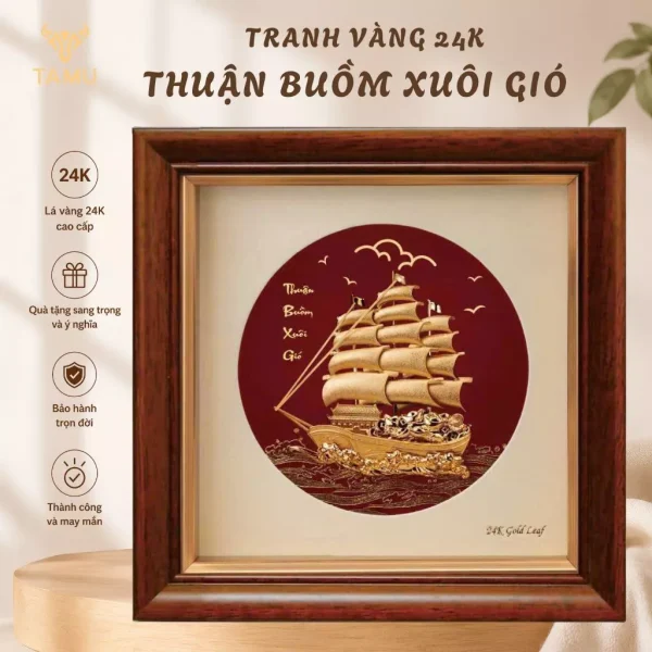 Tranh thuyền Thuận Buồm TAMU